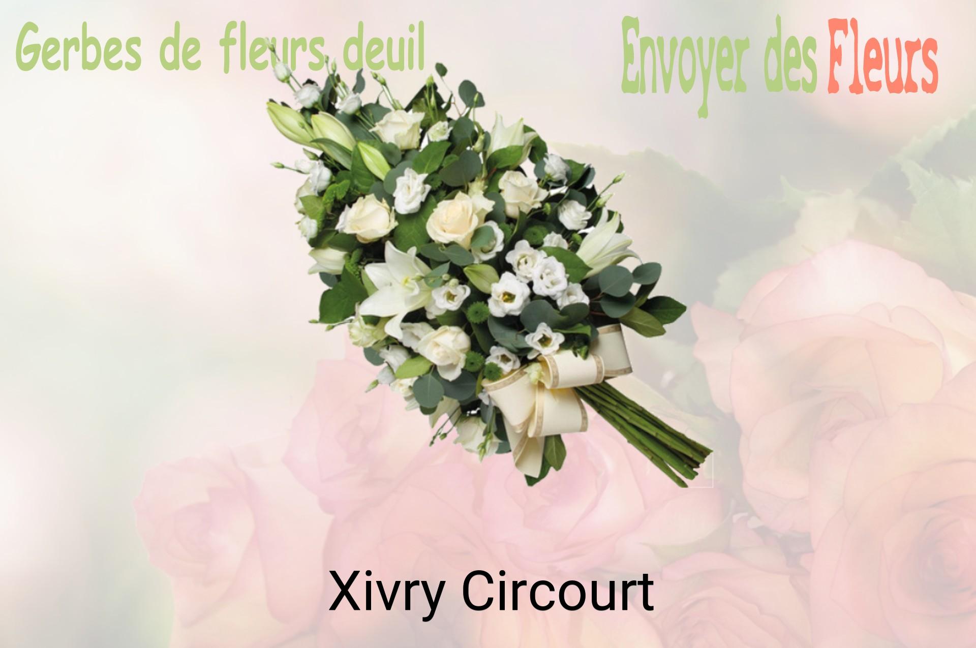 Gerbe de fleurs de deuil livrée à Xivry-Circourt